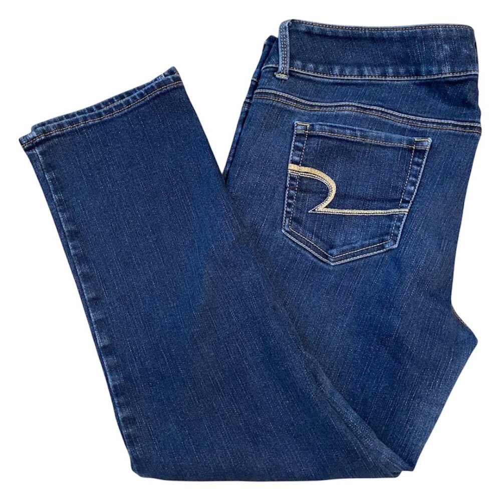 American Eagle Women's Artist Crop Stretch Jeans. Size 14 - Picture 4 of 9